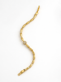 Pulsera Dorada De Diseño Elegante Y Delicado